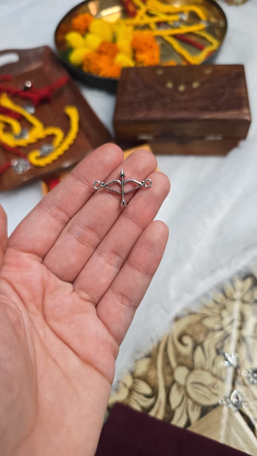 Trishul Charm Rakhi