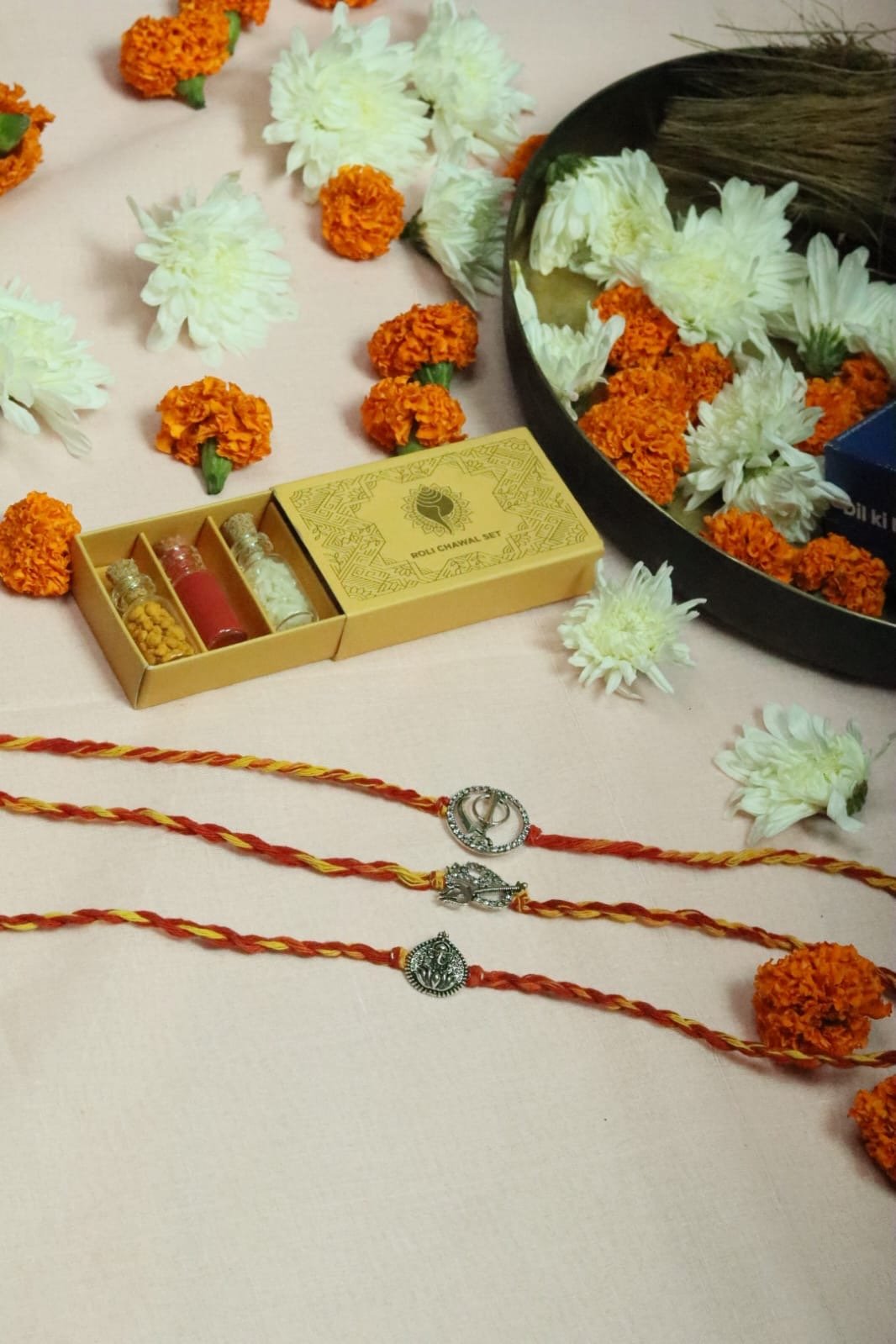 Peacock Leaf Rakhi